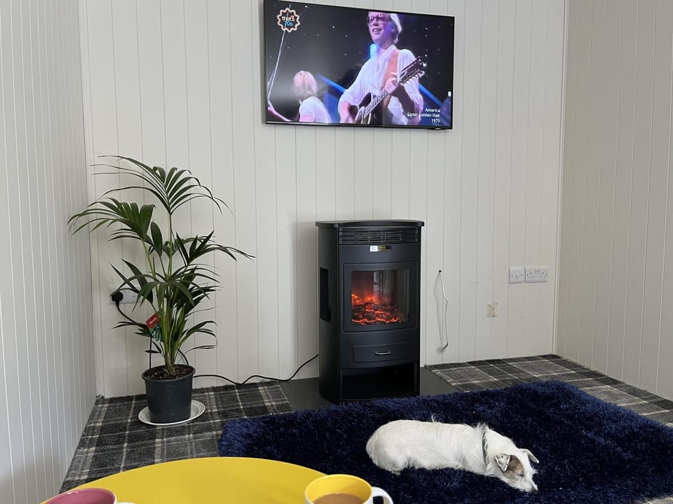 Pine Boutique Lodge with hot tub for couples & dog House in Selby