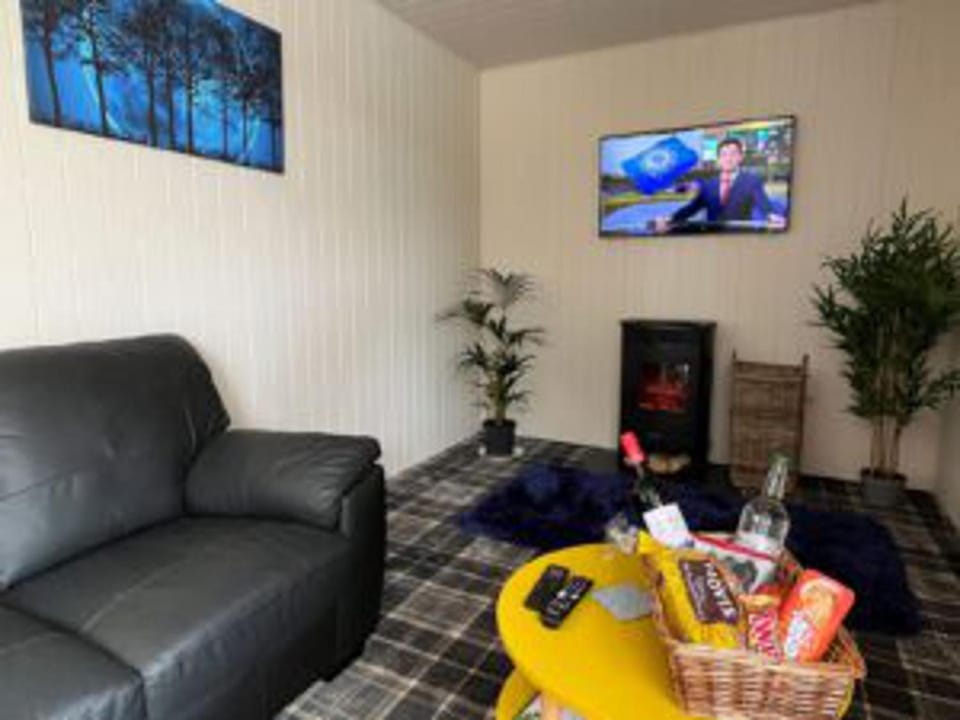 Pine Boutique Lodge with hot tub for couples & dog House in Selby
