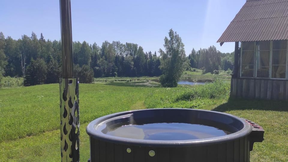 Day, Natural landscape, Hot Tub, Inner courtyard view