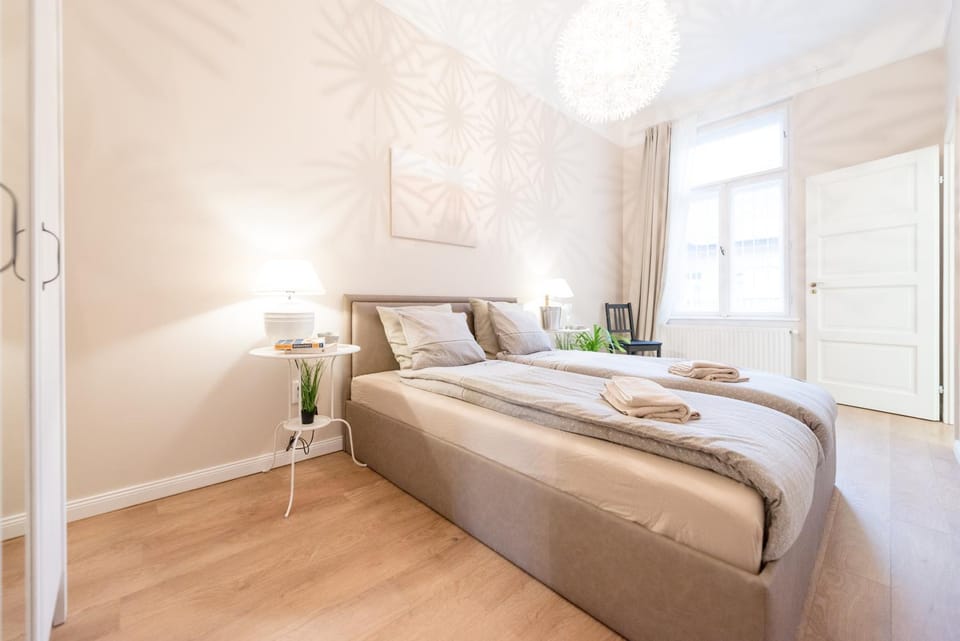 Downtown Heart Suite with 2 baths AC and Free Parking Apartment in Budapest
