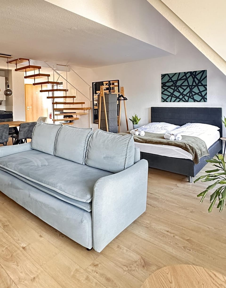 Living room, Bedroom