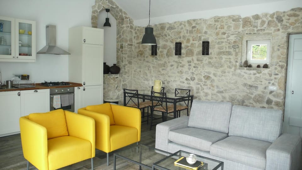 Kitchen or kitchenette, Living room, Seating area, Dining area, pet friendly