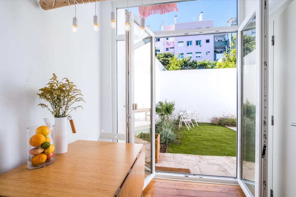 Patio, Spring, Day, Garden, View (from property/room), Dining area, Garden view