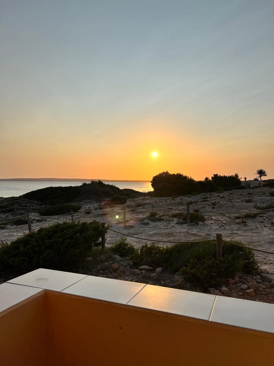 Day, Natural landscape, Garden, View (from property/room), Beach, Sea view, Sunset
