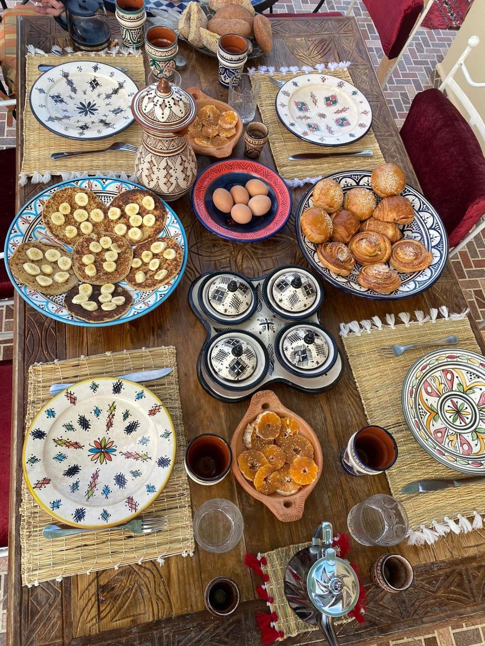 Dining area, Breakfast