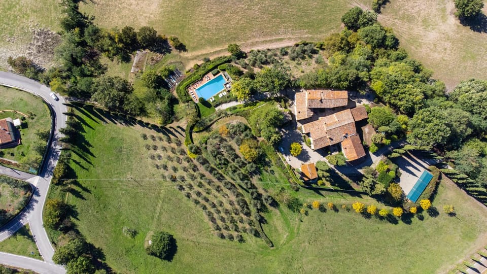 Bird's eye view, Garden view, Pool view, Swimming pool