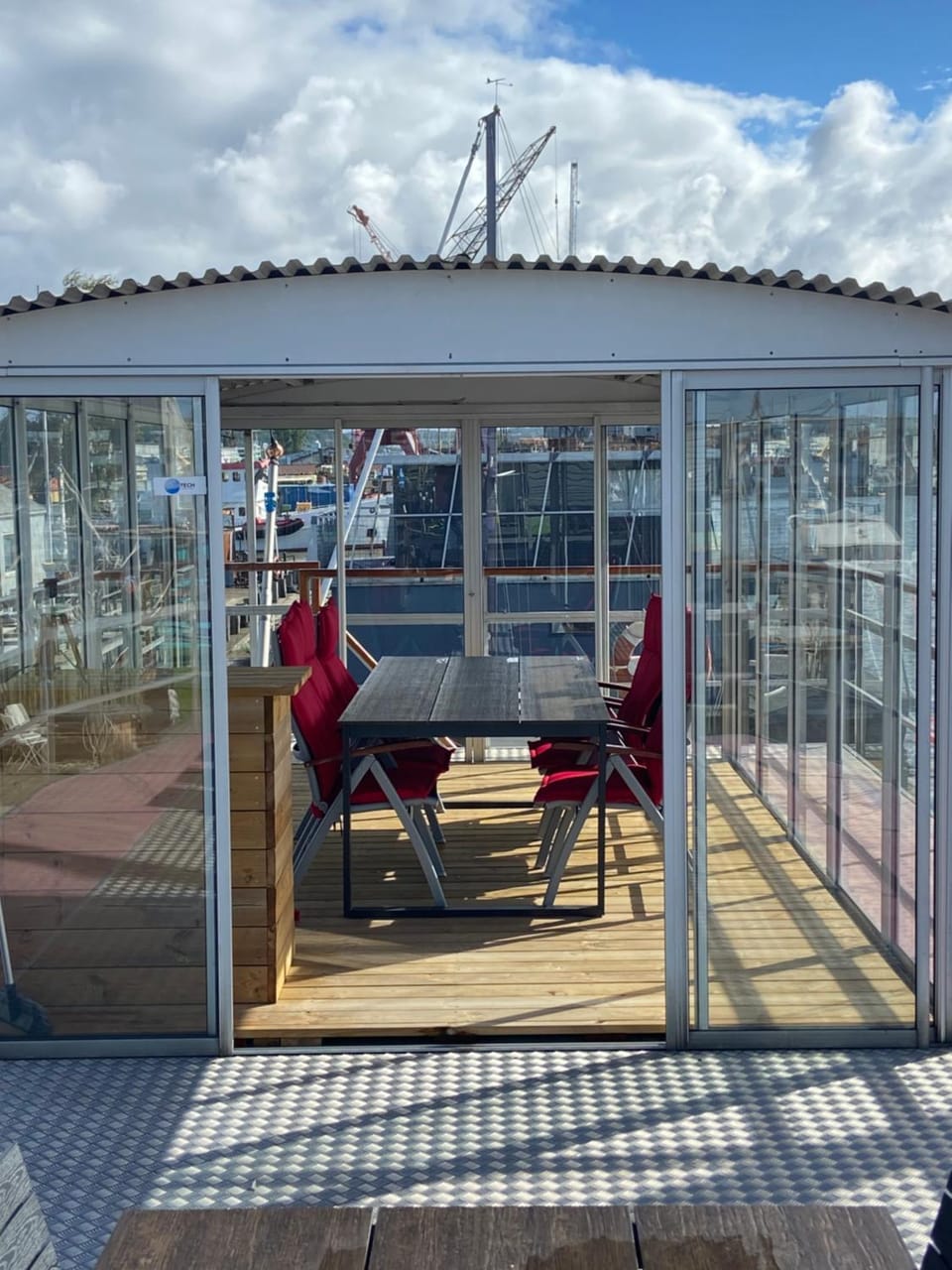 Ringö Resort Docked boat in Gothenburg