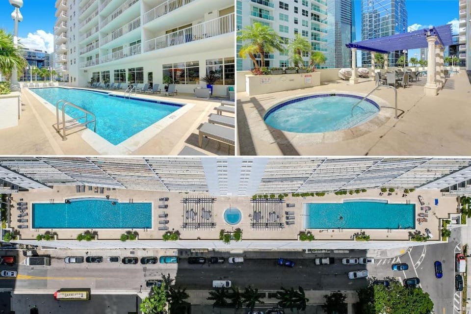 Iconic Sunset Views with Pool, Hot tub, GYM, and Parking Apartment in Brickell