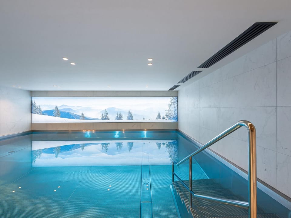 Penthouse lumineux avec piscine à Megève, pour 10 personnes Apartment in Megève
