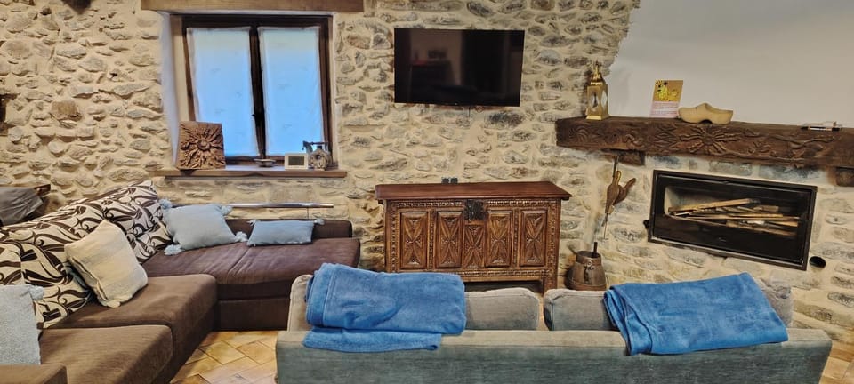 TV and multimedia, Living room, fireplace