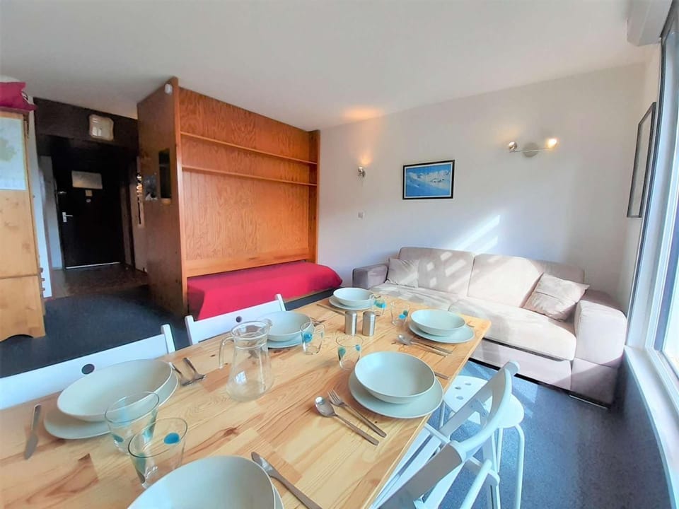 Studio Cabine 6 Pers. avec TV, Lave-Vaisselle et Casier à Ski - Aragnouet - FR-1-457-320 Cabin in Saint-Lary-Soulan