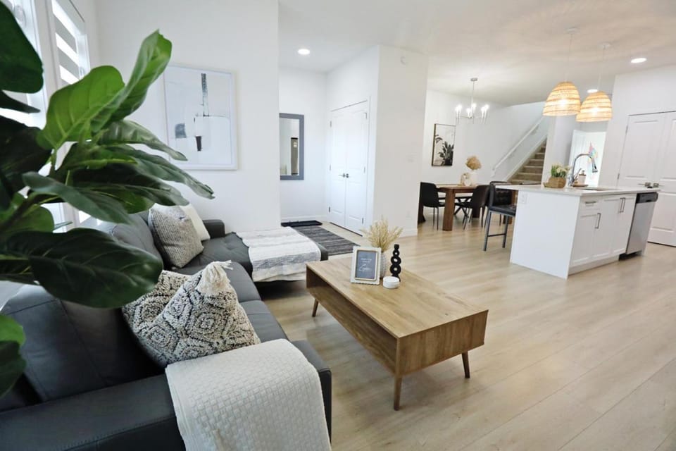 BoHo Modern Retreat King Fireplace Disney House in Edmonton