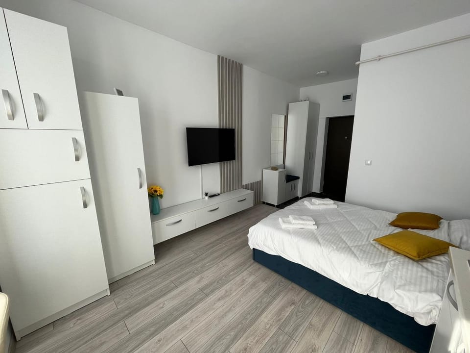 Communal lounge/ TV room, Bed, TV and multimedia, Photo of the whole room, Evening entertainment, Bedroom, wardrobe