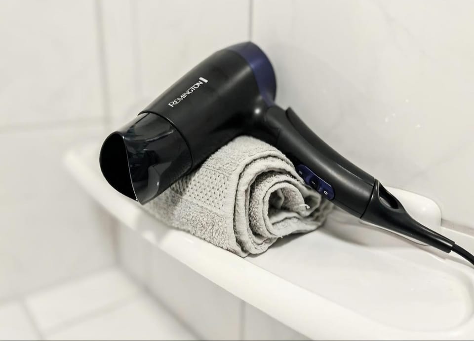 Bathroom, hair dryier