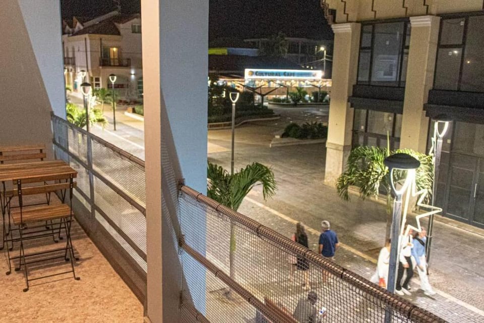 Night, View (from property/room), Balcony/Terrace