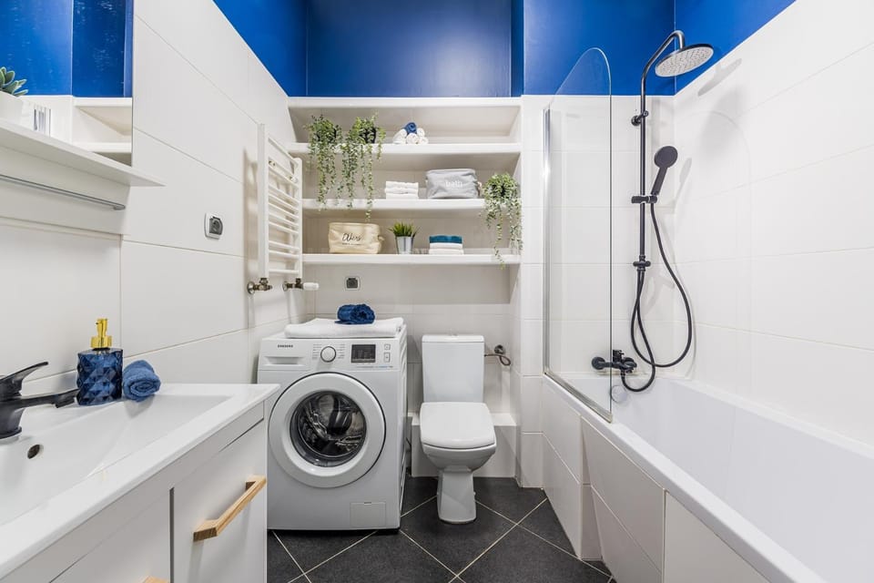 Shower, washing machine