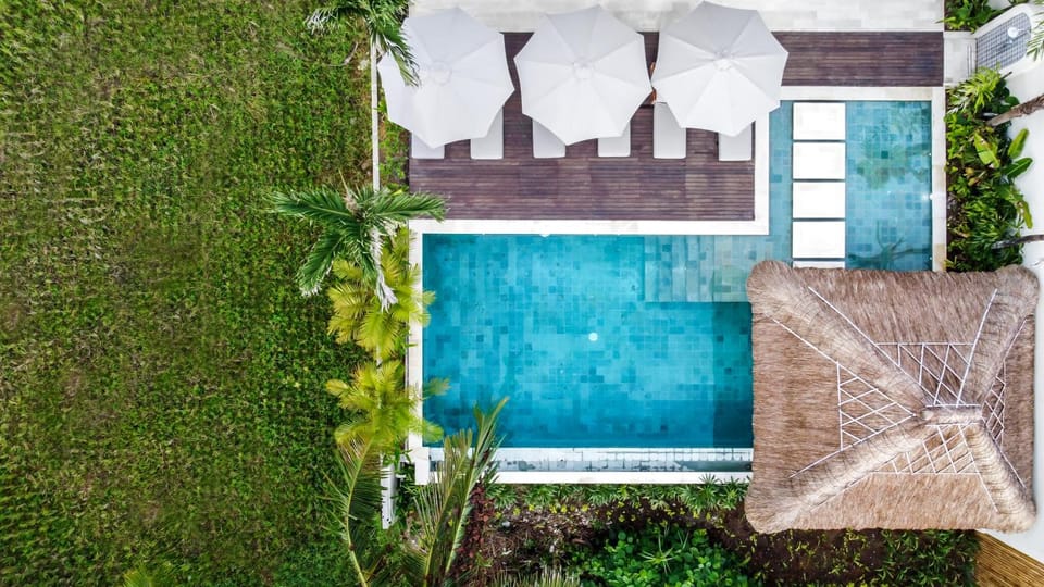 Property building, Pool view, Swimming pool, sunbed