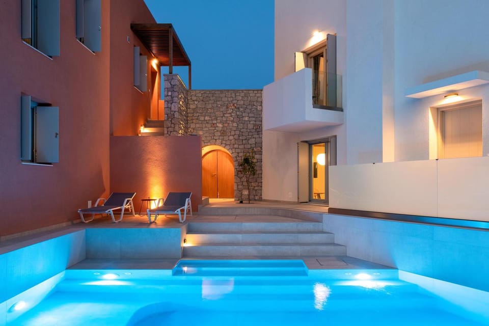 Night, Swimming pool