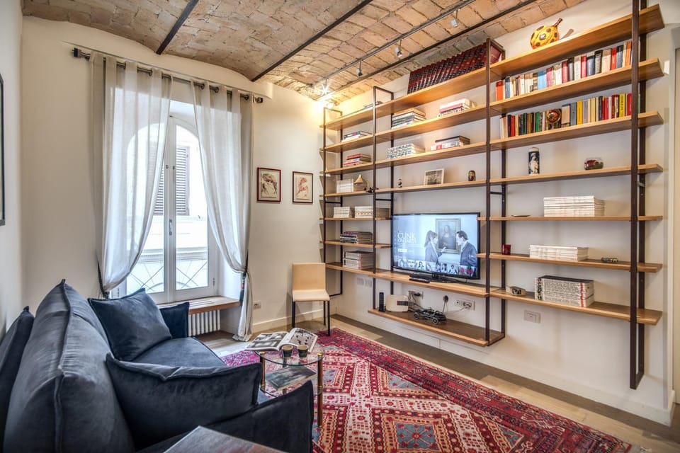 Library, TV and multimedia, Living room, Seating area