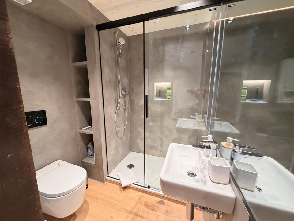 Shower, Toilet, Bathroom, towels