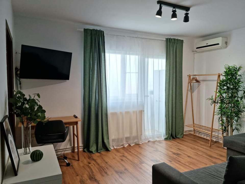 Living room, air conditioner