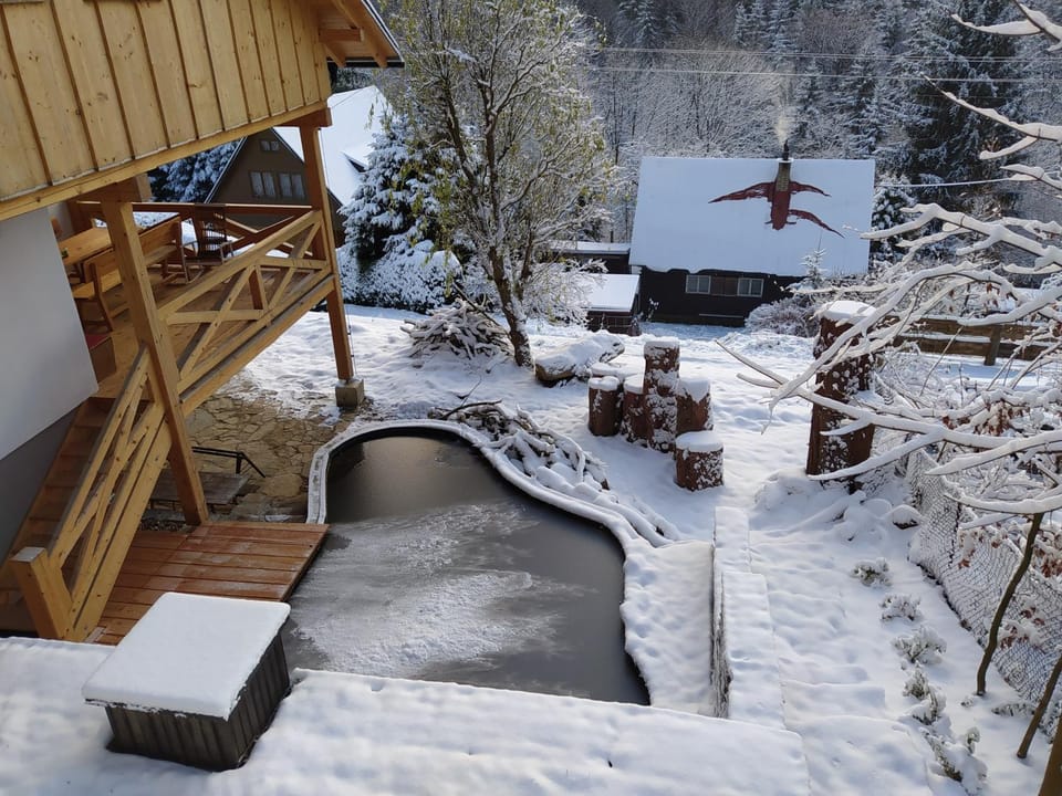 Winter, Swimming pool