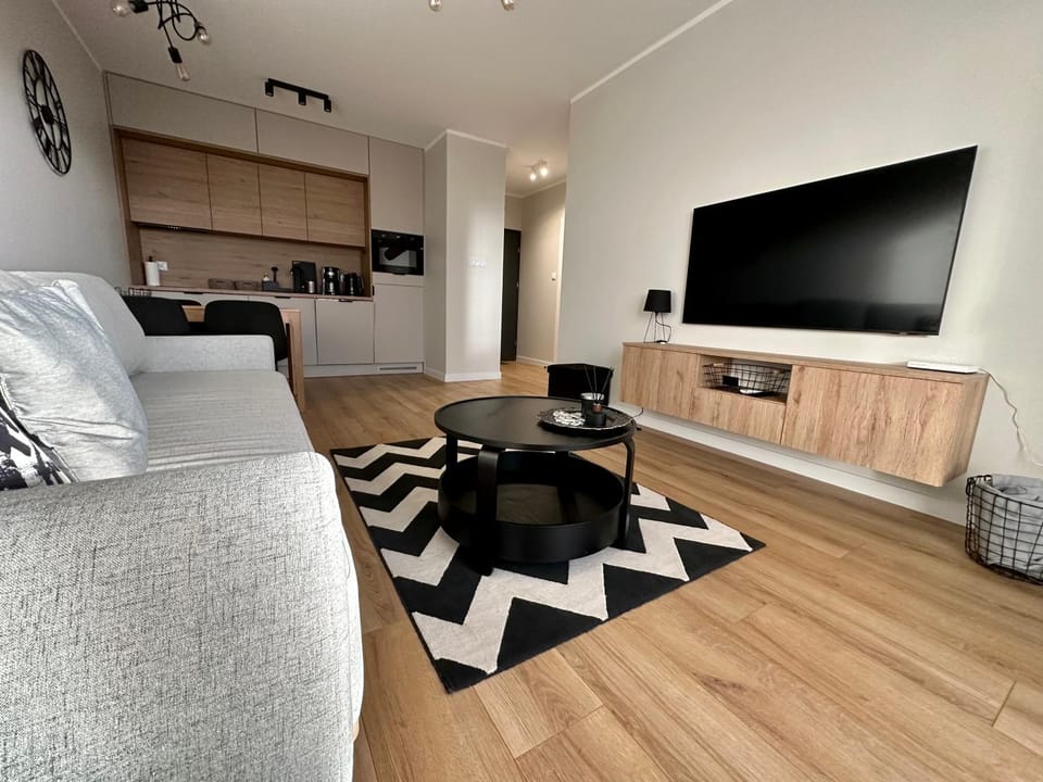 TV and multimedia, Kitchen or kitchenette, Living room, Seating area, Evening entertainment
