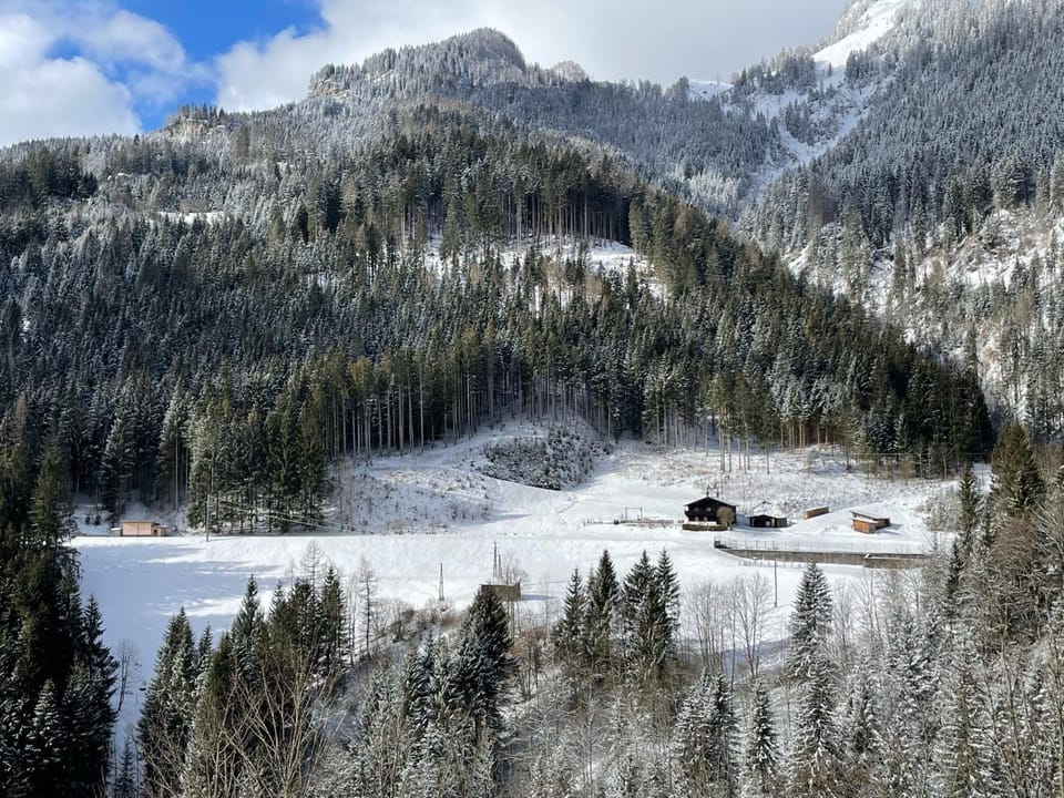 Natural landscape, Winter, Mountain view