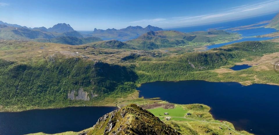 Natural landscape, Bird's eye view, Lake view, Mountain view