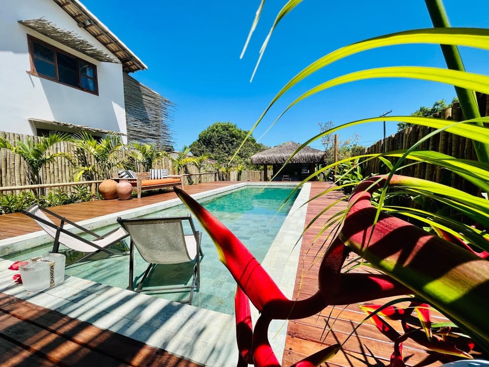 Pool view, Swimming pool, sunbed
