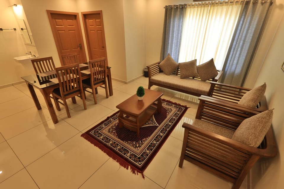 Living room, Seating area, Dining area