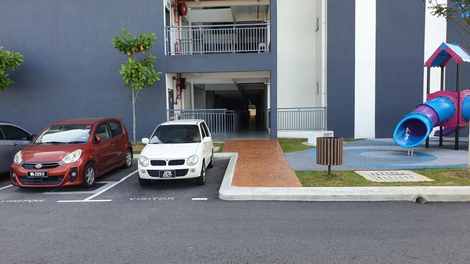 Children play ground, Parking