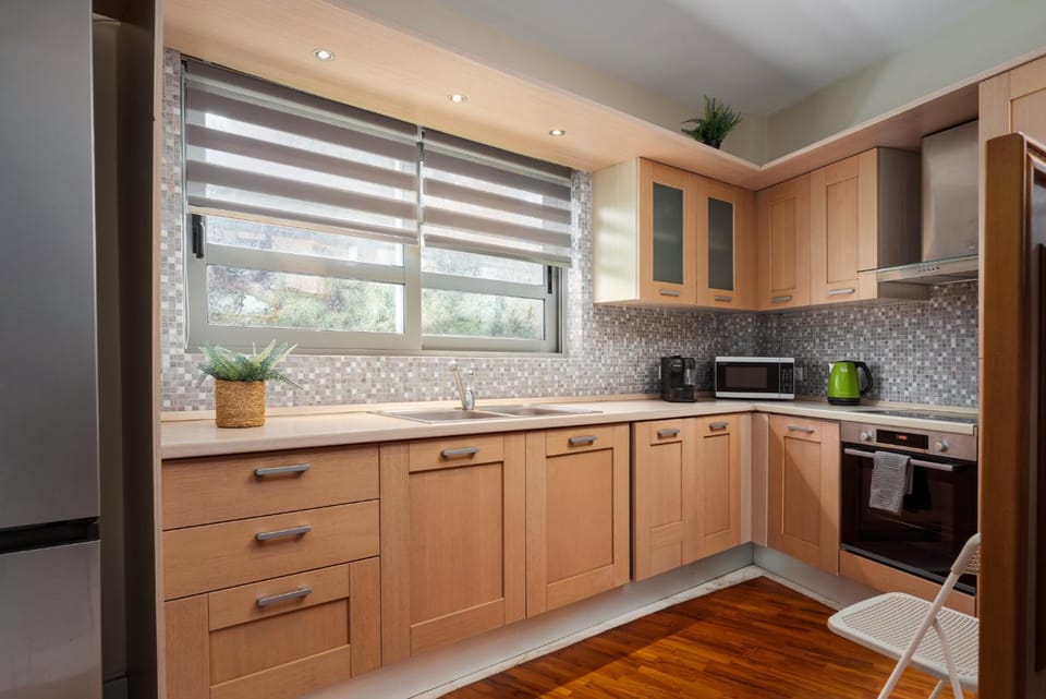 Kitchen or kitchenette, dishwasher, stove