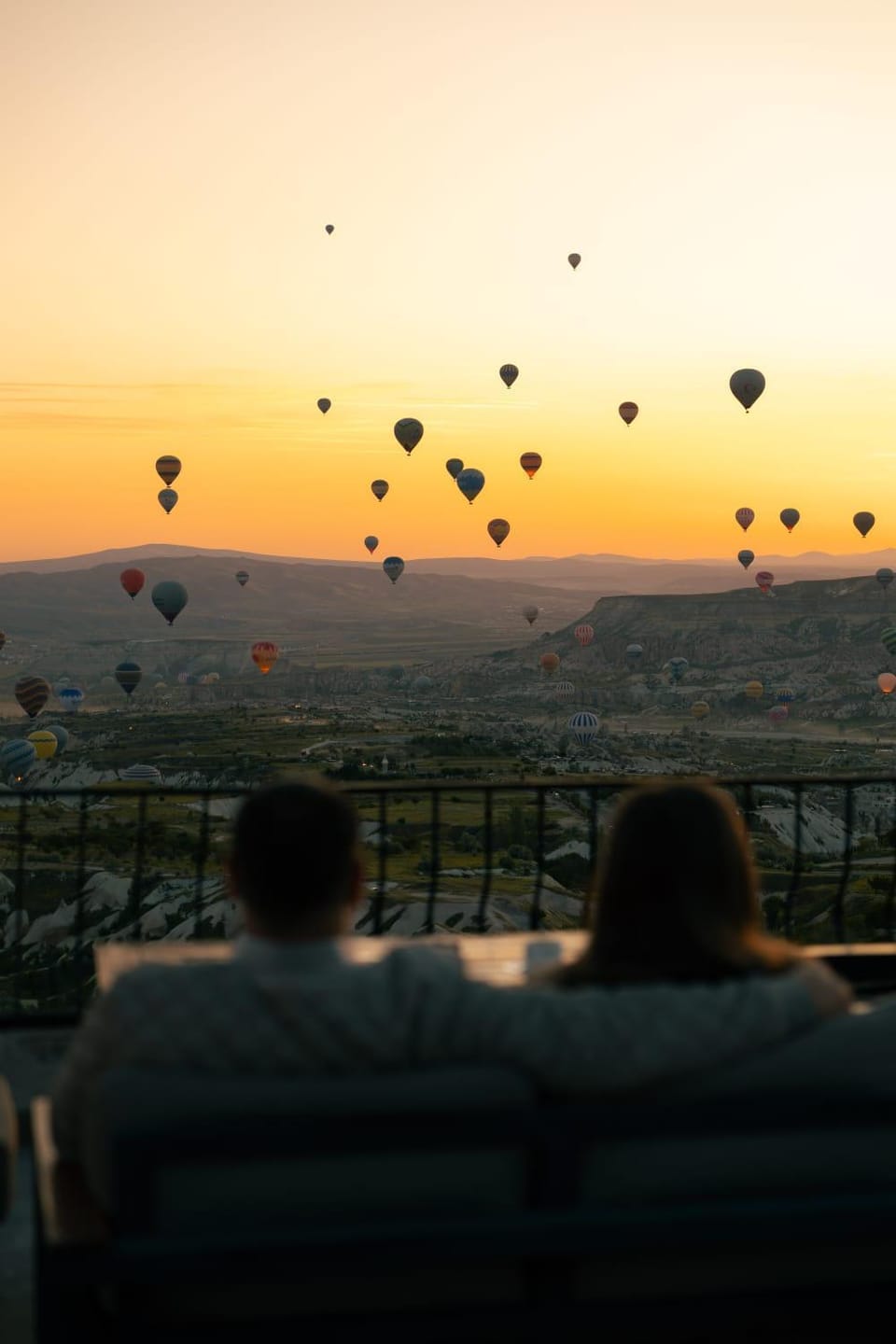 People, Natural landscape, Balcony/Terrace, Sunrise