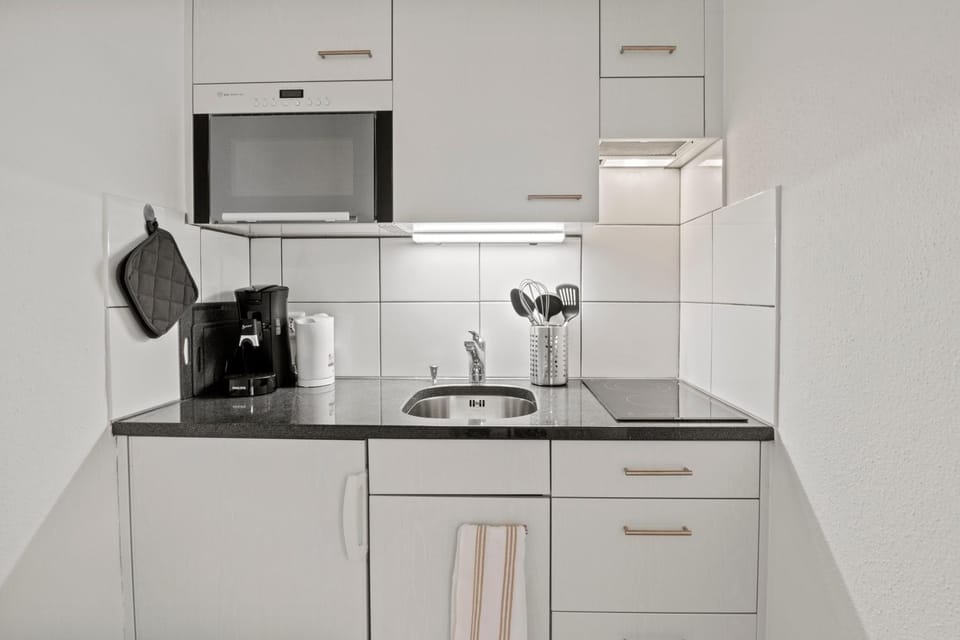 Coffee/tea facilities, Kitchen or kitchenette, minibar, stove, toaster