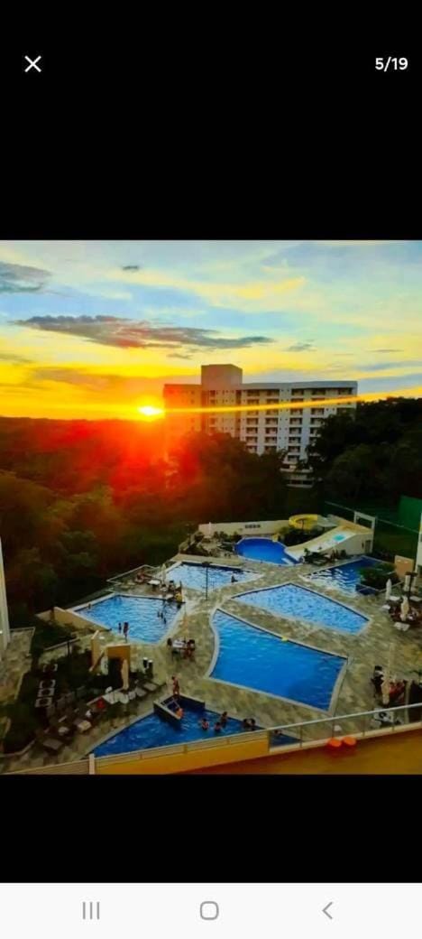 Pool view, Swimming pool, Sunset