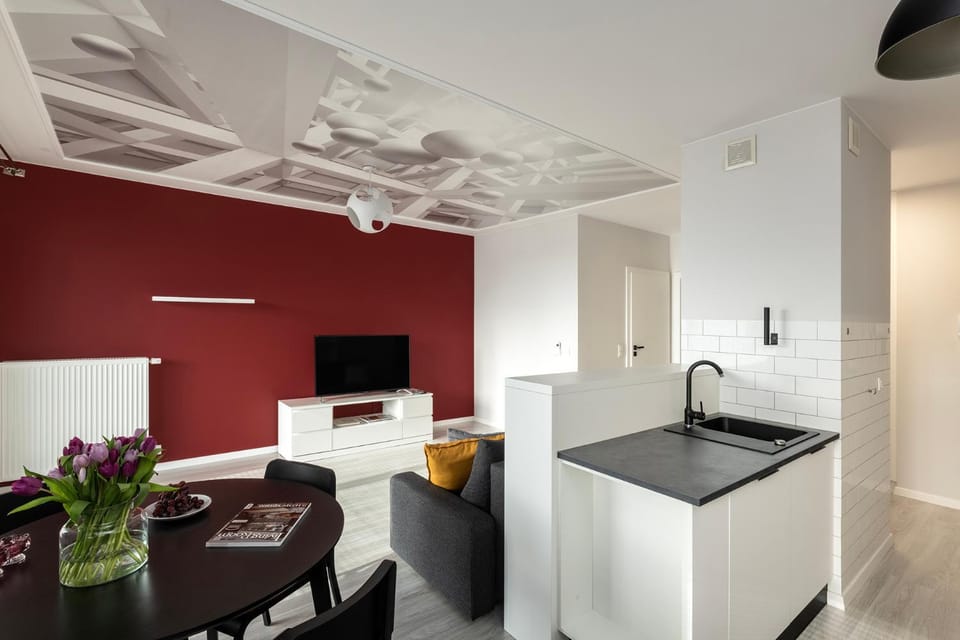 TV and multimedia, Kitchen or kitchenette, Living room, Dining area