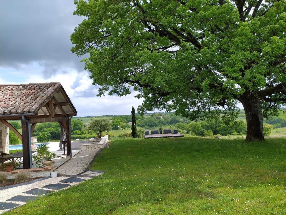 Natural landscape, Garden, Garden view