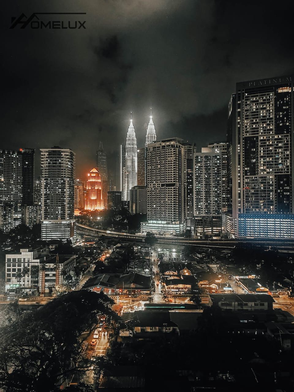 Night, City view
