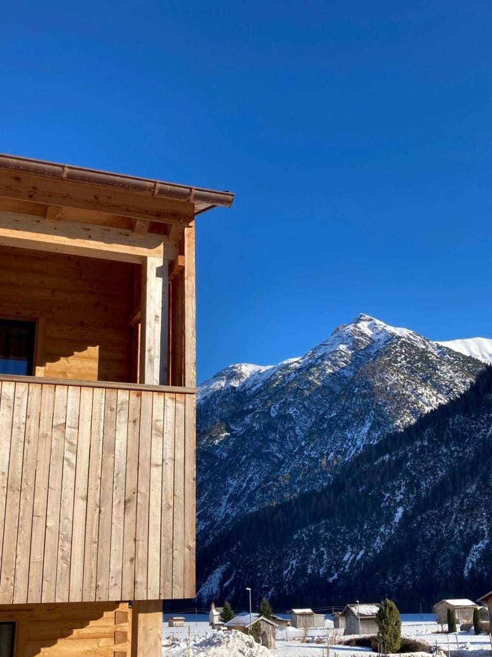 Property building, Natural landscape, Winter, Mountain view