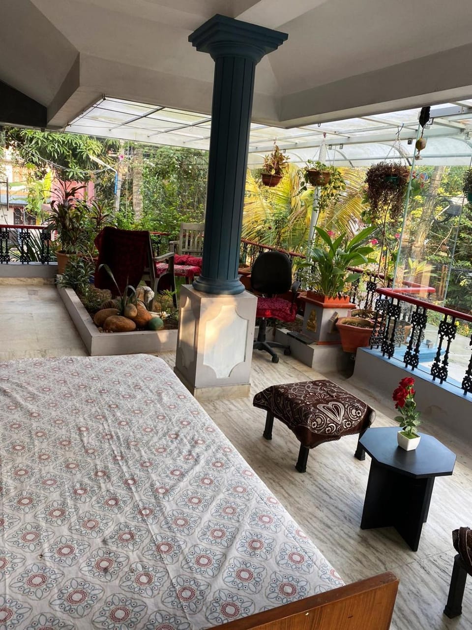 Bed, View (from property/room), Balcony/Terrace, Seating area