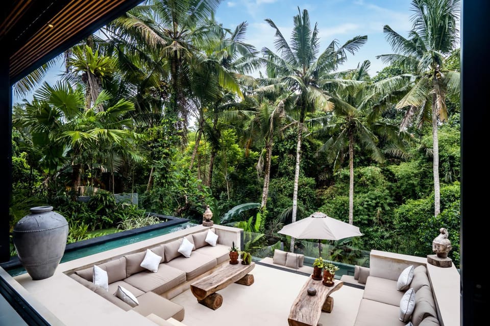 View (from property/room), Garden view, Pool view, Swimming pool, sunbed
