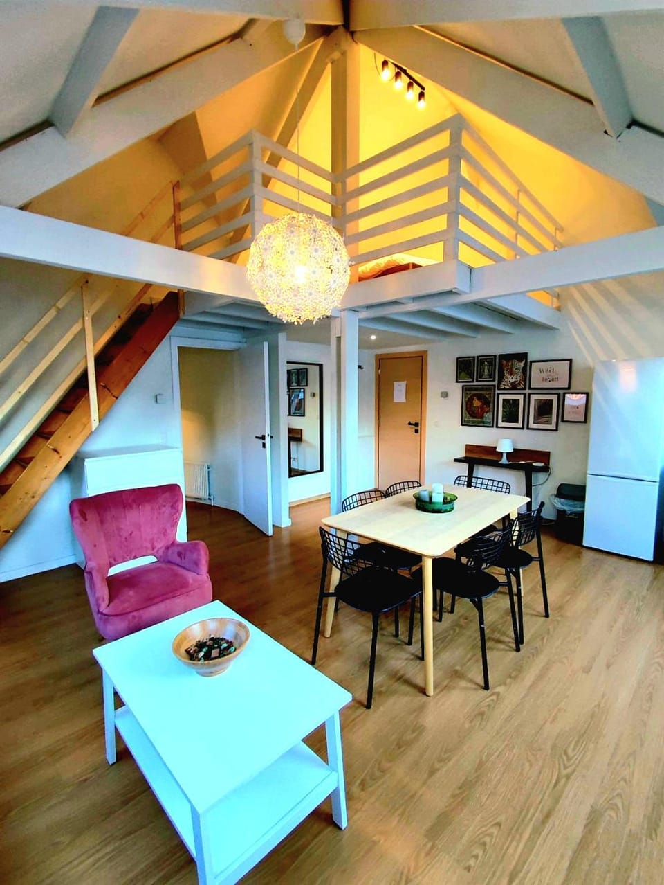 Living room, Dining area, Bedroom, kitchen