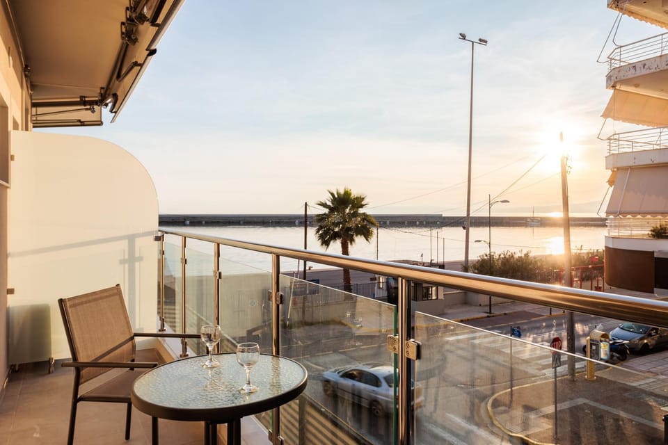 View (from property/room), Balcony/Terrace, Sea view