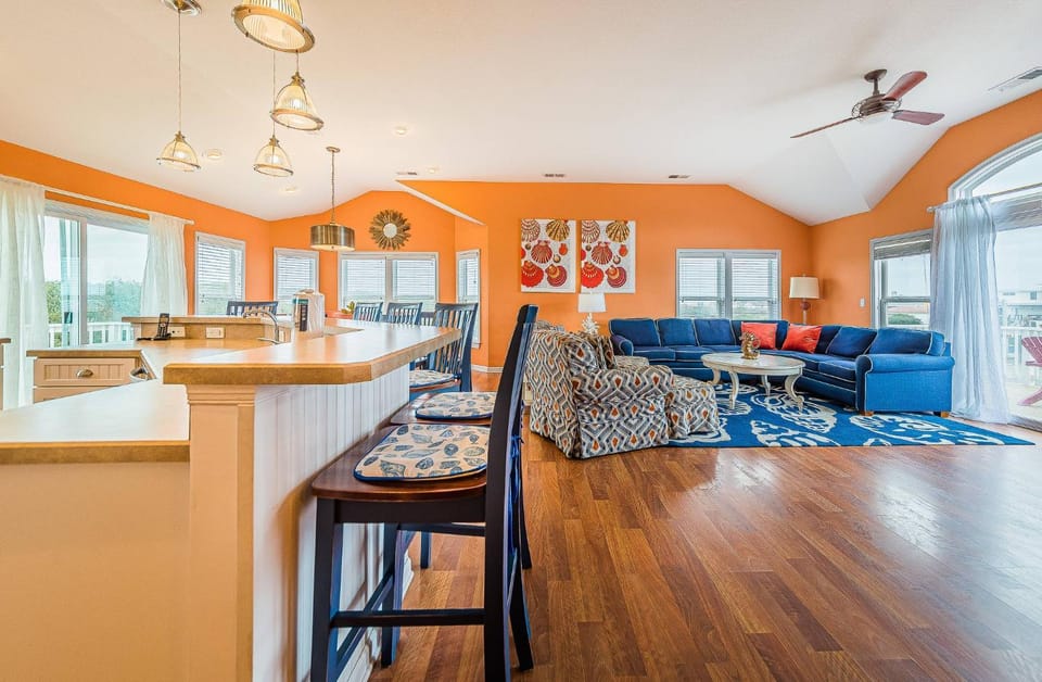 Clam I Am - Southern Shores, Beach 90 Yds, Ocean View, Elevator, Pool, Hot Tub, Pool Table, Foosball, Pets OK House in Southern Shores