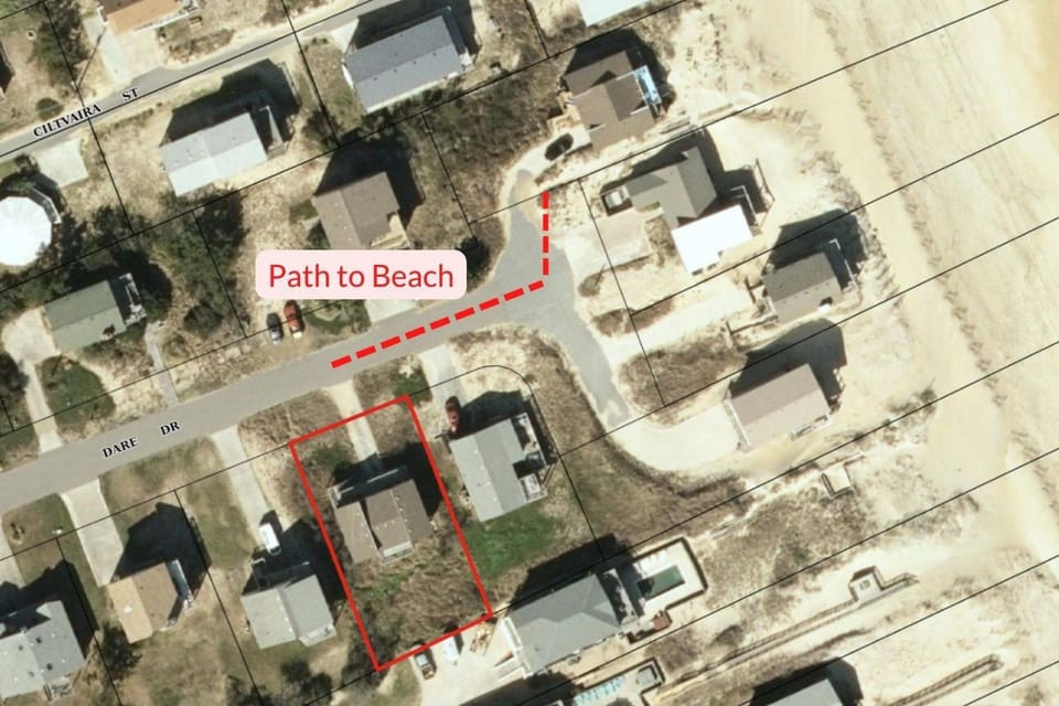 Prissy Gale - S Nags Head MP 17.5, 60 Yds to Beach, Fire Pit, Pets OK, Pier Passes House in Nags Head