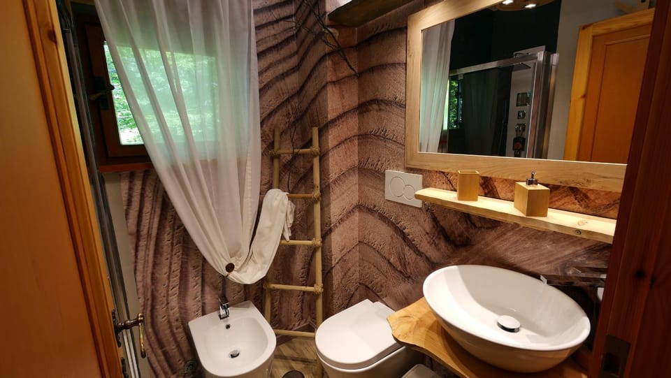 Shower, Toilet, Bathroom, bidet, towels