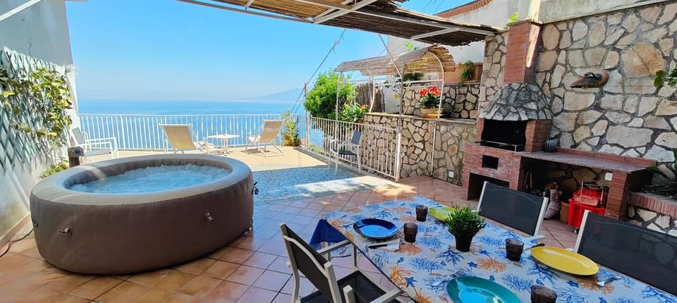 Hot Tub, Balcony/Terrace, Dining area, Open Air Bath