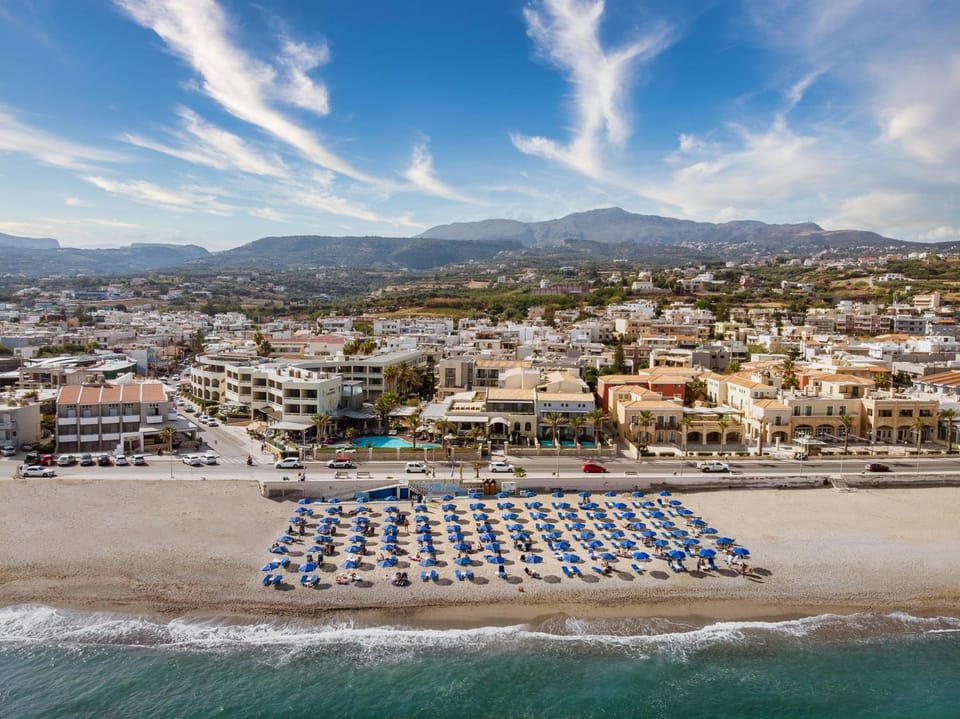 Day, Bird's eye view, Beach, sunbed