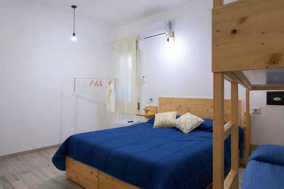 Bed, Photo of the whole room, Bedroom, bunk bed, wardrobe